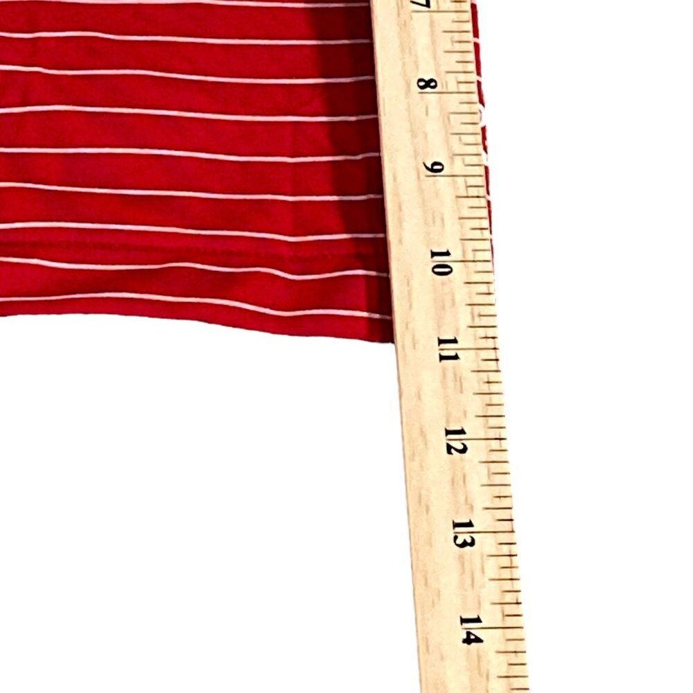 Peter Millar Shirt Mens XL Red White Stripe Jersey Comfort Performance Golf - Picture 8 of 16